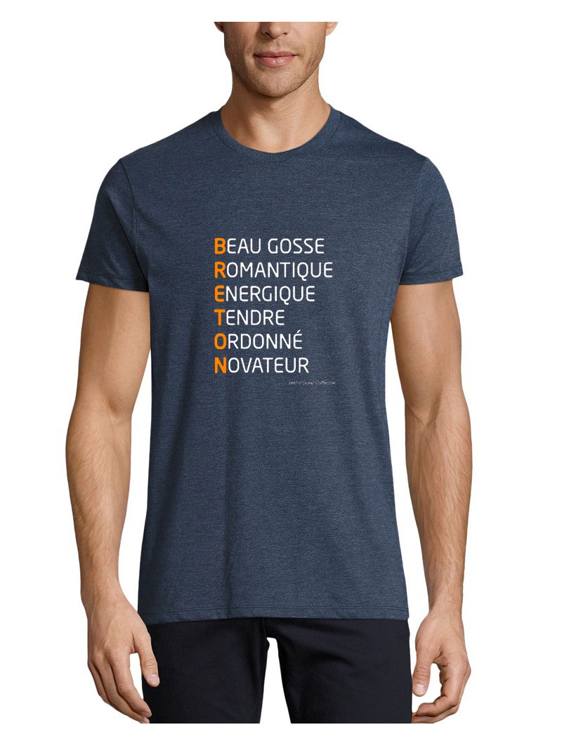 T Shirt - Initiales Breton