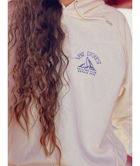 HOODIE MOUSSE Coquille I Vent d'Ouest Collection I Marque Bretonne