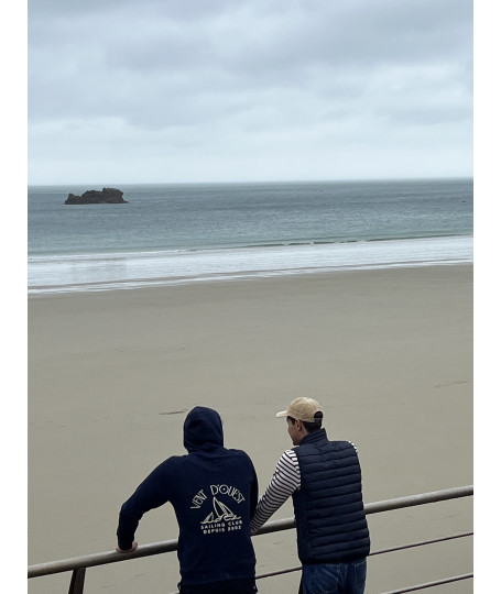 HOODIE MOUSSE French Navy I Vent d'Ouest Collection I Marque Bretonne
