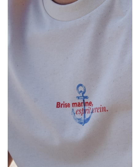 T-SHIRT BRISE MARINE CoquilleI Vent d'Ouest Collection I Marque Bretonne