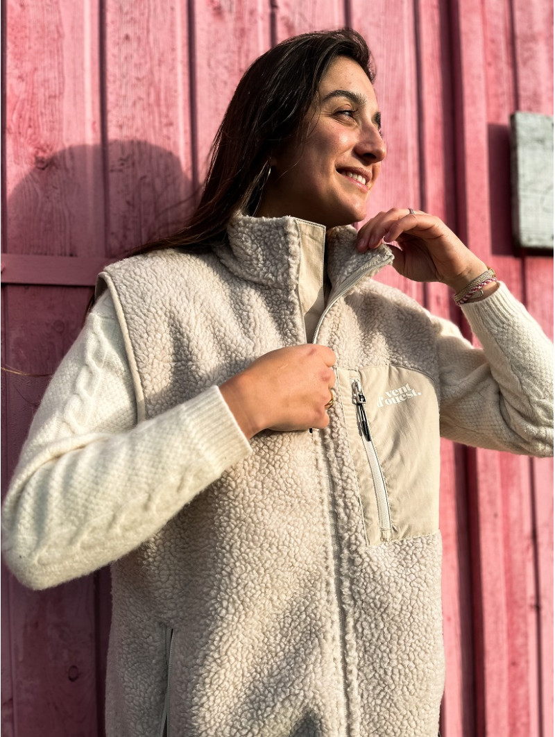 Veste Sherpa Latte I Vent d'Ouest Collection