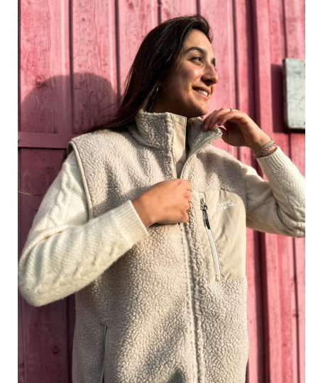 VESTE SHERPA S/M LATTE