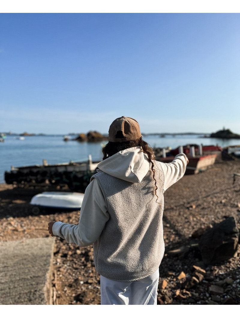 Veste Sherpa Latte I Vent d'Ouest Collection