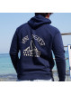 HOODIE MOUSSE French Navy I Vent d'Ouest Collection I Marque Bretonne