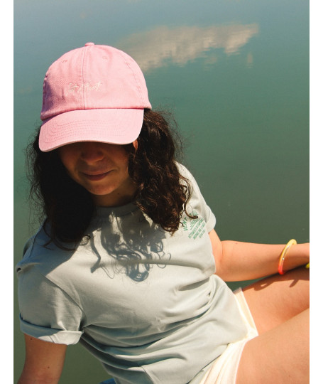 Casquette DUNE – Denim rose, broderie Vent d’Ouest | Vent d’Ouest Collection