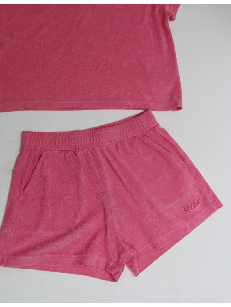 SHORT EPONGE CHILL Rose I Vent d'Ouest Collection I Marque Bretonne