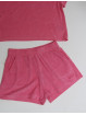 SHORT EPONGE CHILL Rose I Vent d'Ouest Collection I Marque Bretonne