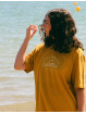T-SHIRT SUNSET Ocre I Vent d'Ouest Collection I Marque Bretonne