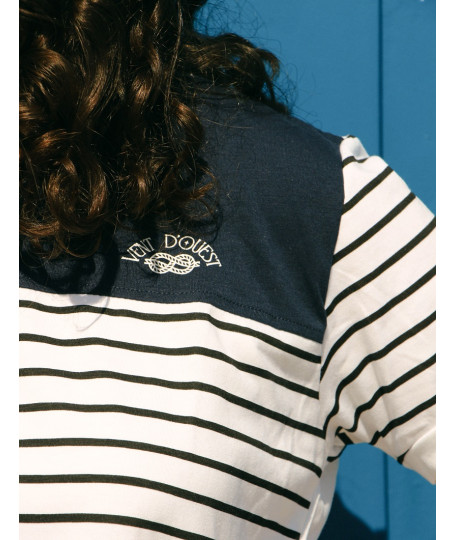 Tee-shirt marinière Briochine en coton – Vent d’Ouest Collection