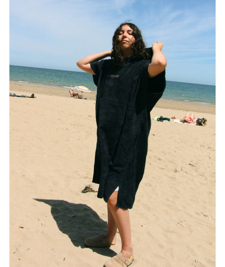 Poncho de Plage COCON I Vent d'Ouest Collection I Marque Bretonne