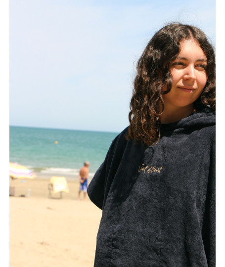 Poncho de Plage COCON I Vent d'Ouest Collection I Marque Bretonne