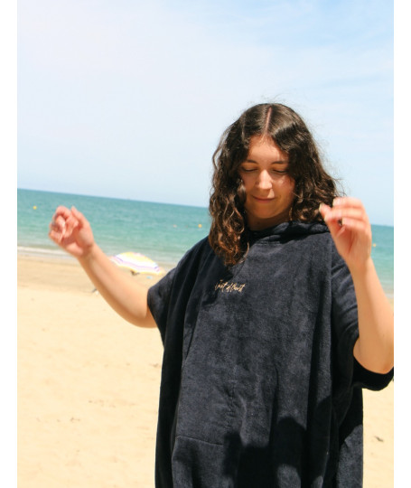 Poncho de Plage COCON I Vent d'Ouest Collection I Marque Bretonne