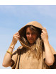 Poncho de Plage COCON Sable I Vent d'Ouest Collection I Marque Bretonne