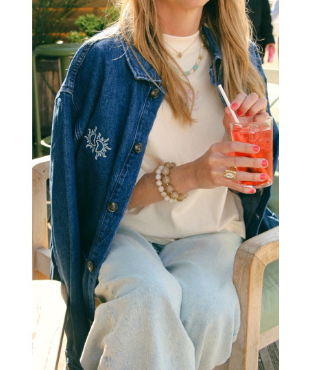 Veste Denim SUNRISE BIRD – Édition Défilé | Précommande 10 jours
