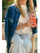 Veste Denim SUNRISE BIRD – Édition Défilé | Précommande 10 jours