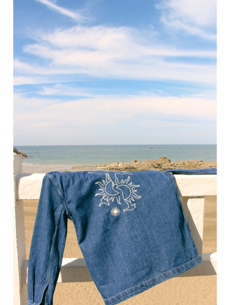 Veste Denim SUNRISE BIRD – Édition Défilé | Précommande 10 jours