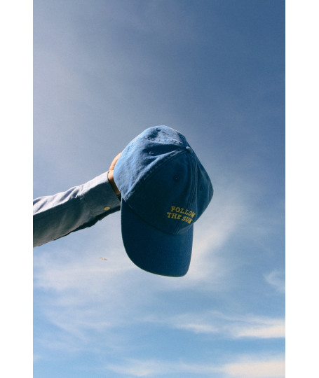 Casquette Vintage Bleu Soleil – Précommande Vent d’Ouest