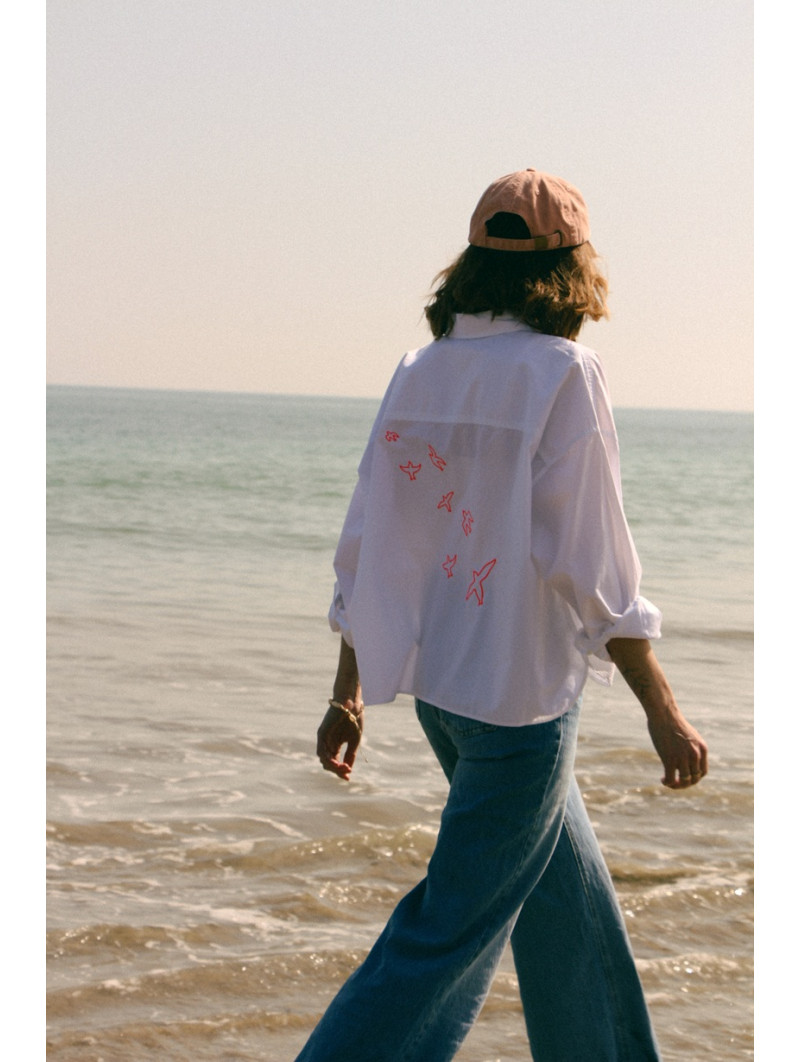 Chemise Crop L’Envolée – Édition Défilé | Précommande limitée 10 jours