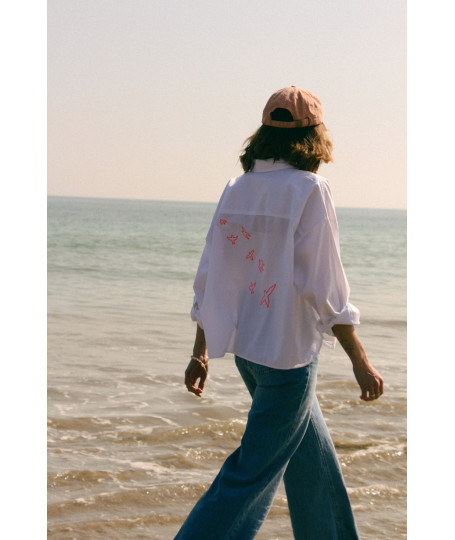 Chemise Crop L’Envolée – Édition Défilé | Précommande limitée 10 jours