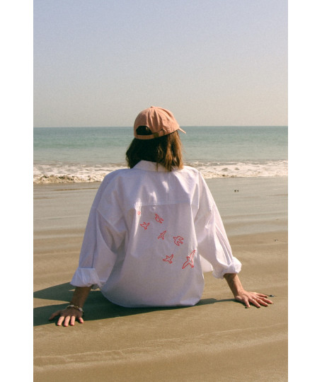 Chemise Crop L’Envolée – Édition Défilé | Précommande limitée 10 jours