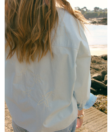 Chemise Crop L’Envolée – Édition Défilé | Précommande limitée 10 jours