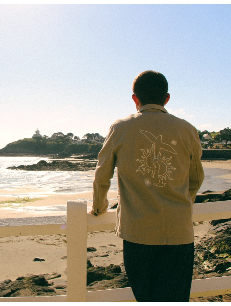 Veste worker SUNRISE BIRD – Édition Défilé | Précommande 10 jours