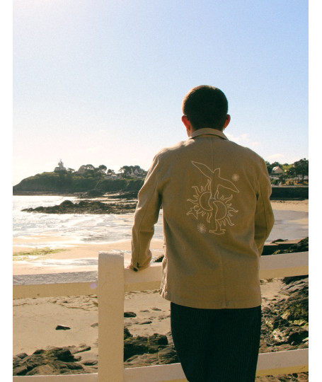 Veste worker SUNRISE BIRD – Édition Défilé | Précommande 10 jours