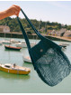 SAC FILET ECUME DE COQUILLE Bleu I Vent d'Ouest Collection I Marque Bretonne
